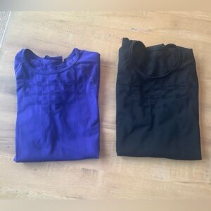 Athlete TWO tops Black and Royal Blue